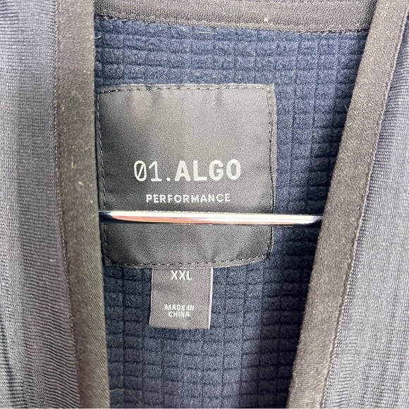 01.ALGO mens pullover Performance Zip-Up black grey XXL - Picture 6 of 6